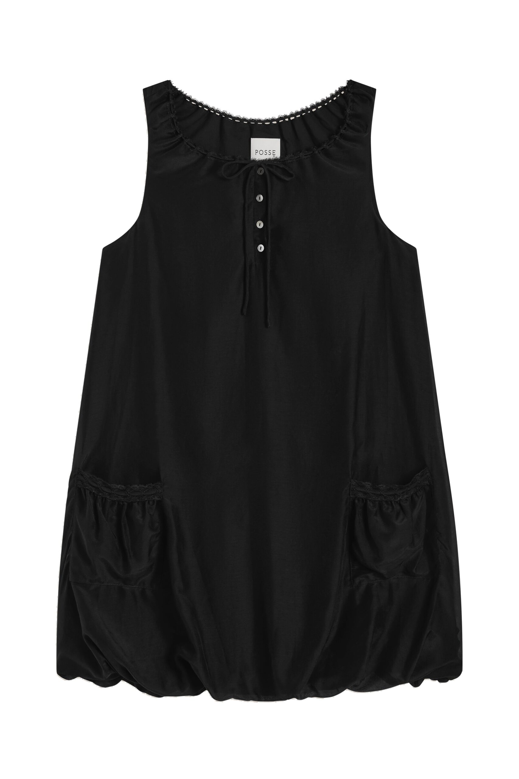 posse-Estelle-Mini-Dress-in-Black-Dresses-Black-coveti Posse Estelle Mini Dress in Black, Dresses in Black