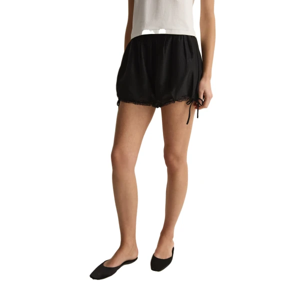 Posse Estelle Short in Black, Shorts in Black, view 3