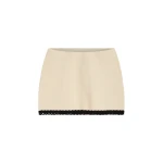 Posse Hattie Skirt in Cream Black, Skirts in Multicolour