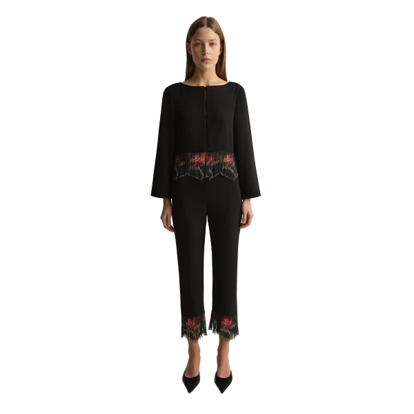 Posse Rosanna Blouse in Black, Tops in Black, view 3