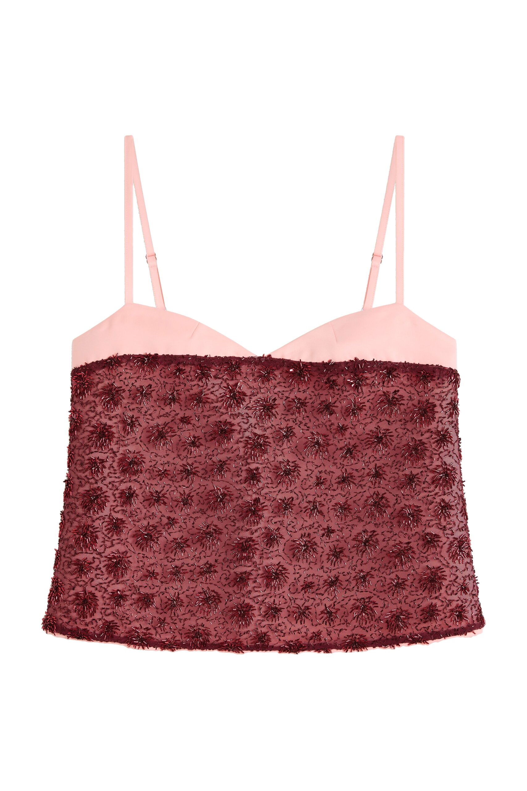posse-Sofia-Cami-in-Wine-Tops-Red-coveti Posse Sofia Cami in Wine, Tops in Red