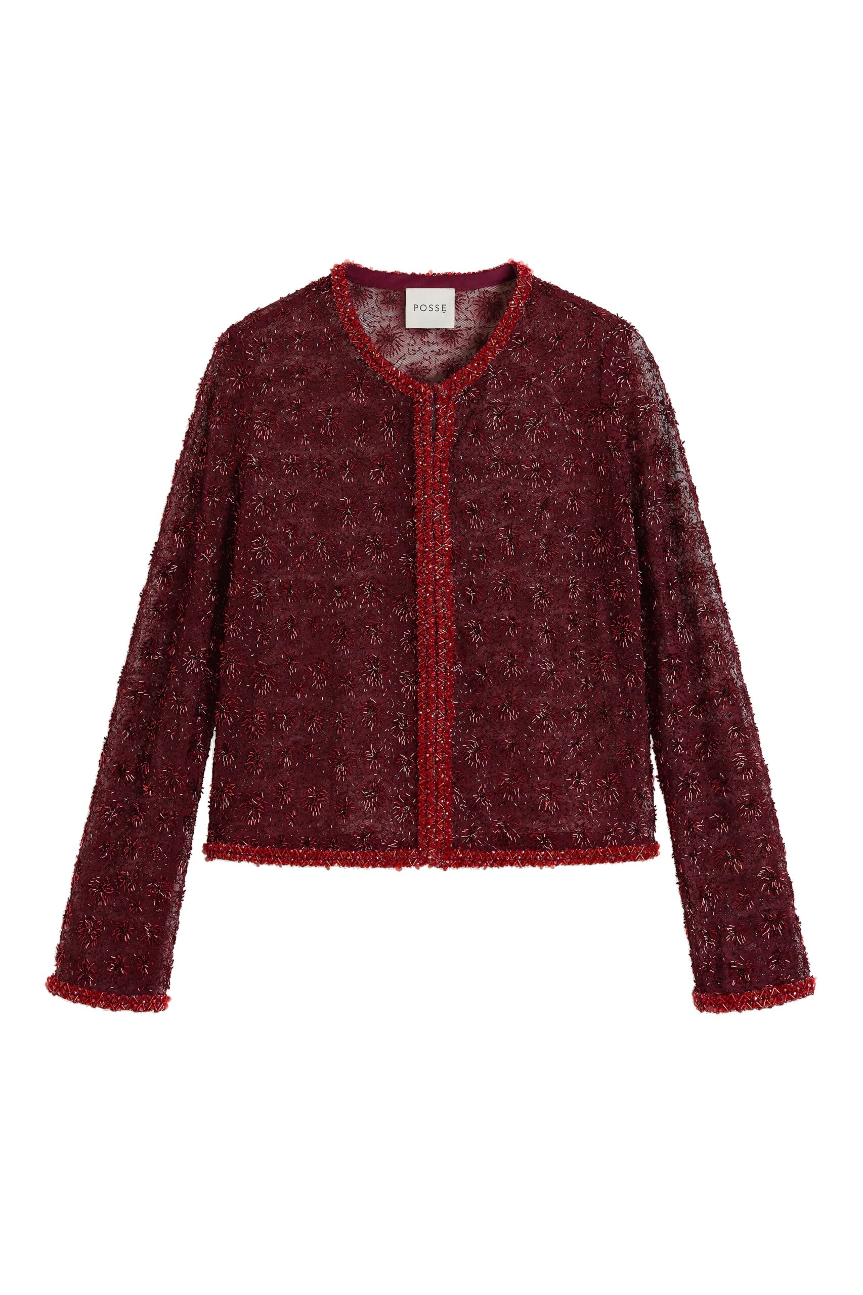 posse-Sofia-Top-in-Wine-Tops-Red-coveti Posse Sofia Top in Wine, Tops in Red