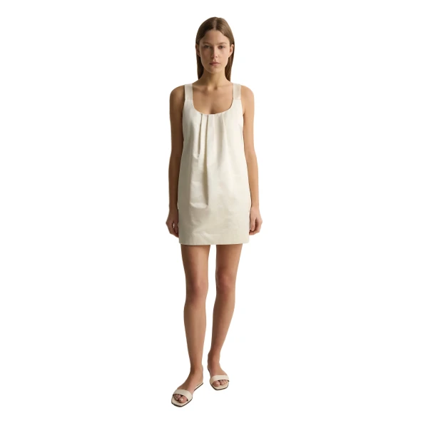 Posse Verity Mini Dress in Cream, Dresses in Ivory, view 2