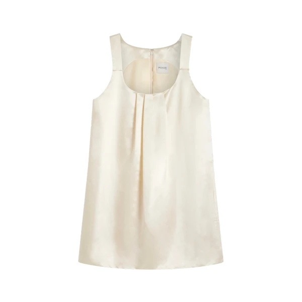 Verity Mini Dress in Cream