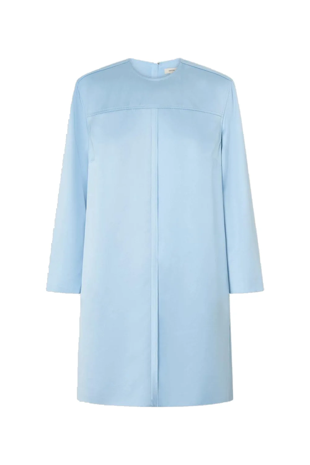 Double Satin Mini Dress Cloud Blue