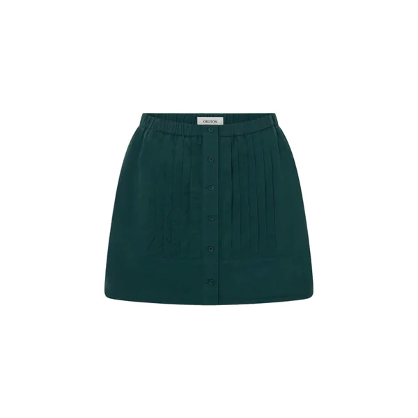 Pleated Mini Neptune Green