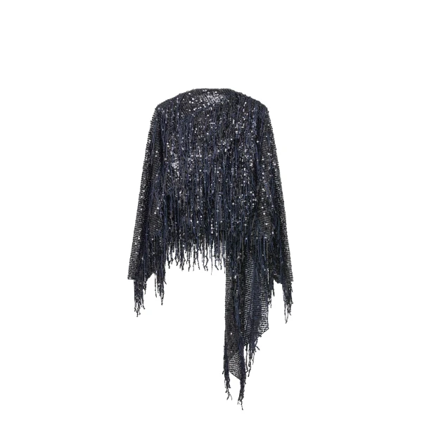 Auro Top in Black and Navy
