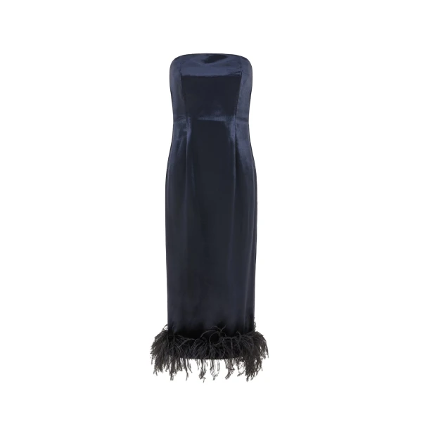 Minelli Midi Dress in Navy