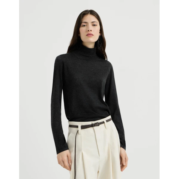 Cashmere turtleneck sweater