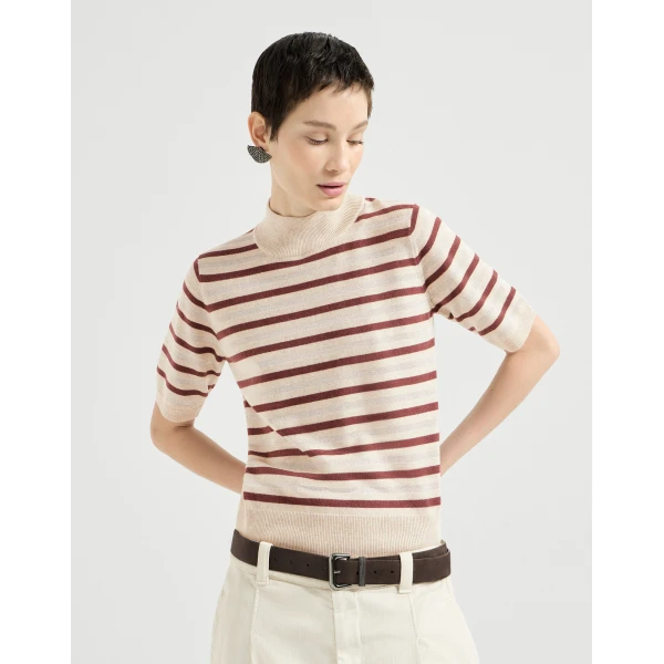 Sparkling stripe t-shirt