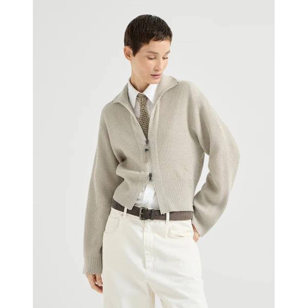 Sparkling cashmere cardigan
