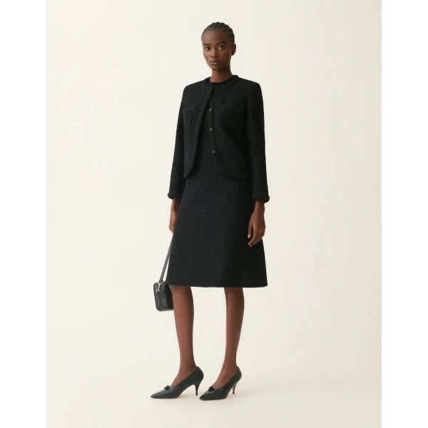 Fabiana Filippi Sequin Dress in Black