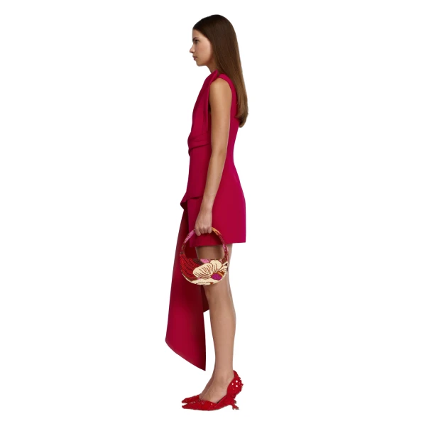 Multicolour Acler Birch Bag in Rouge Eclipse, view 5 | Totes & Top-Handle Bags