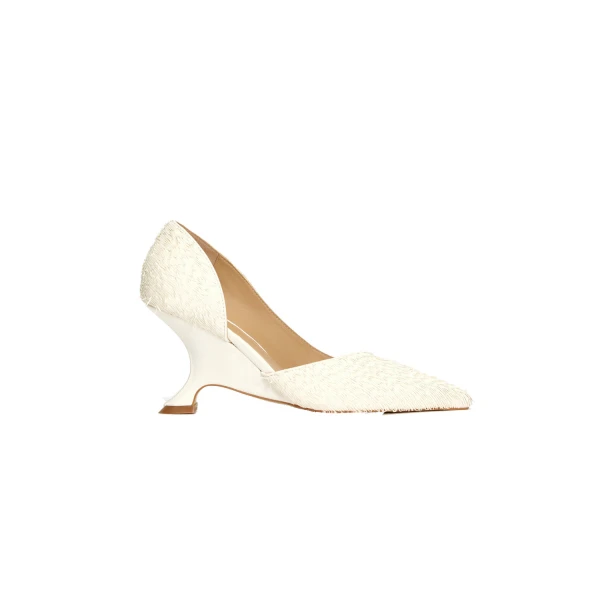 Ivory Acler Caro Heel in Ivory | Heels