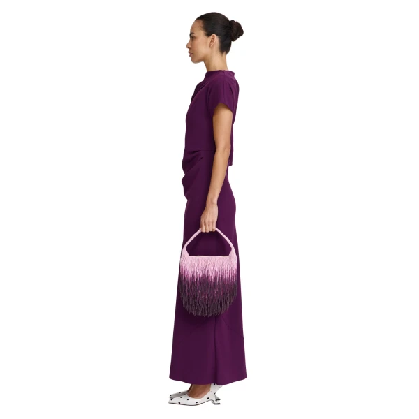 Multicolour Acler Drip Birch Bag in Berry Ombre, view 5 | Totes & Top-Handle Bags
