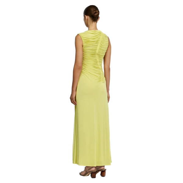 Acler Gillan Maxi Dress in Limeade, view 3