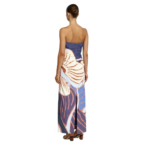 Acler Glider Maxi Dress in Midnight Eclipse, view 3