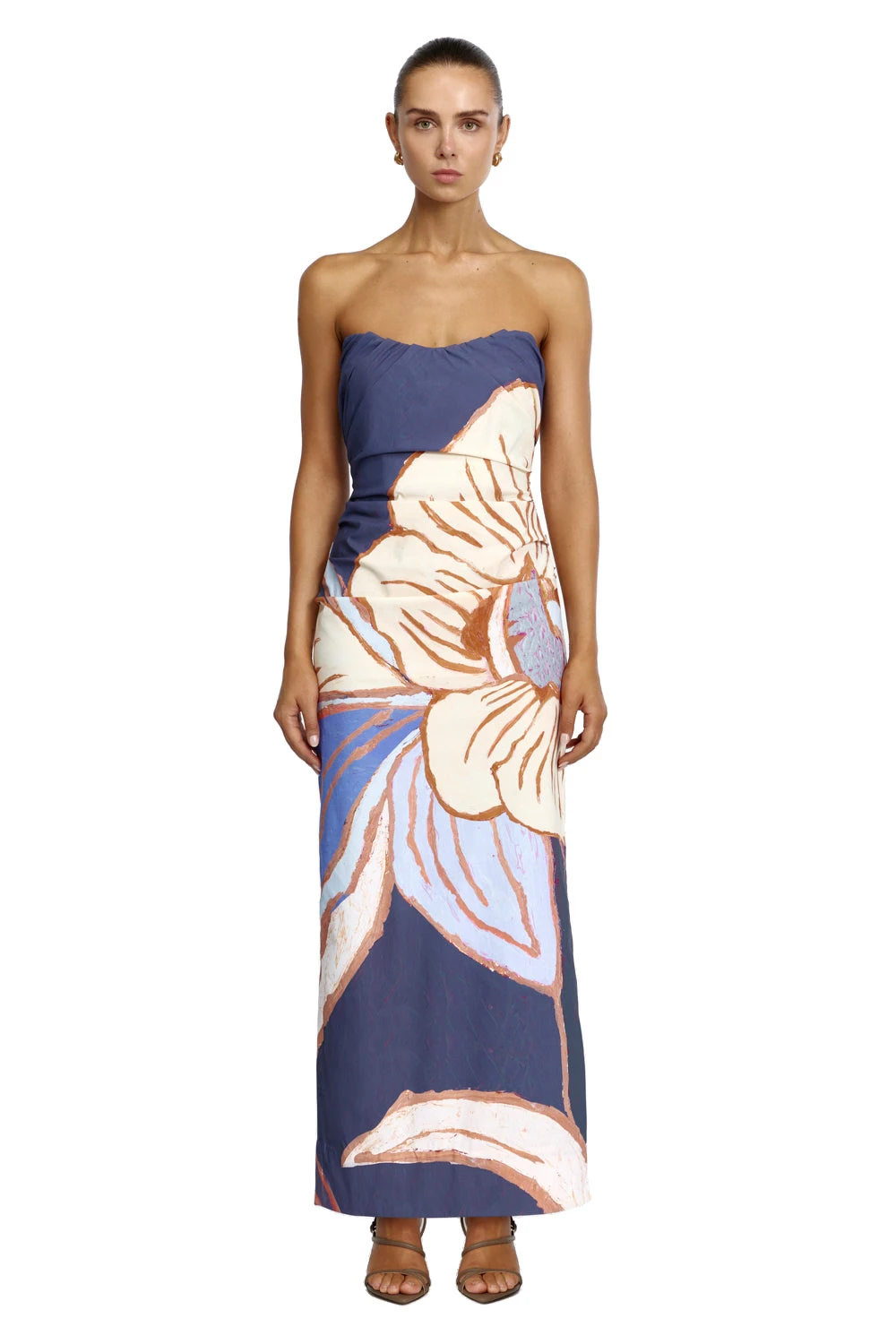 Acler Glider dress Australia Signature Dresses – Luxury Shoes Acler Glider Maxi Dress in Midnight Eclipse