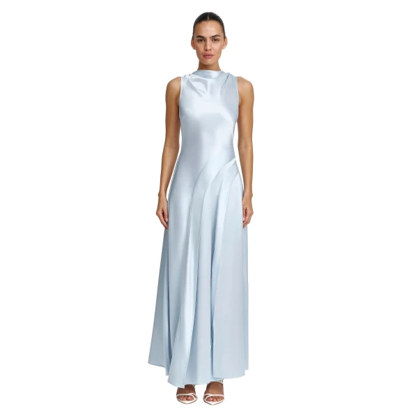 Acler Lecha Maxi Dress in Blue Melt
