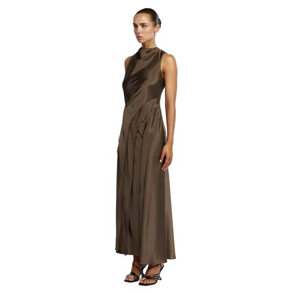Acler Lecha Maxi Dress in Sepia, view 2