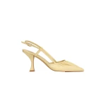 Yellow Acler Leeroy Heel in Buttercream | Heels