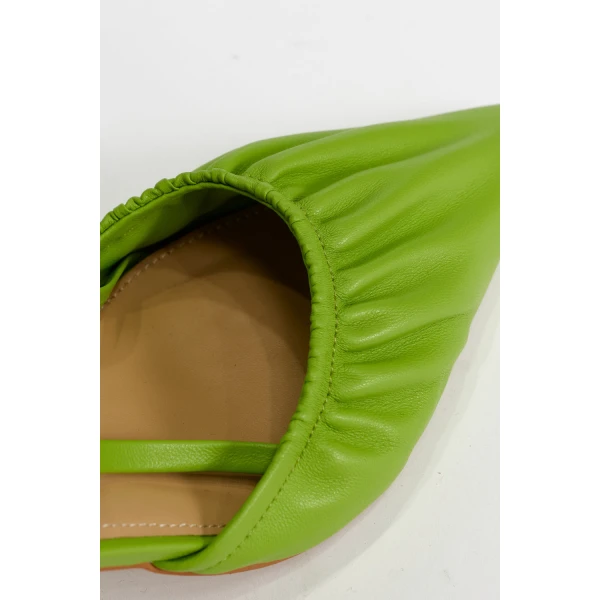 Green Acler Leeroy Heel in Cardamom, view 5 | Heels