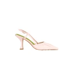 Pink Acler Leeroy Heel in Soft Flamingo | Heels