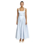 Acler Lutana Maxi Dress in Blue Melt