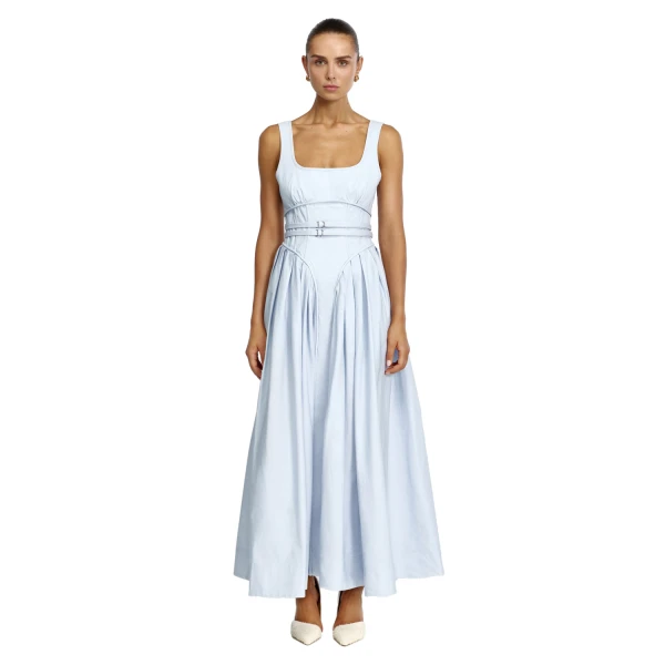 Lutana Maxi Dress in Blue Melt