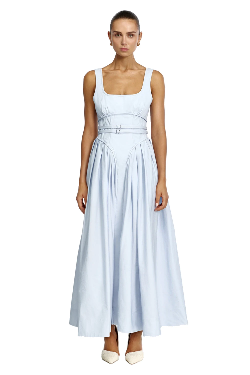 Acler Lutana dress Australia Signature Dresses – Luxury Shoes Acler Lutana Maxi Dress in Blue Melt