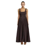 Acler Lutana Maxi Dress in Ganache