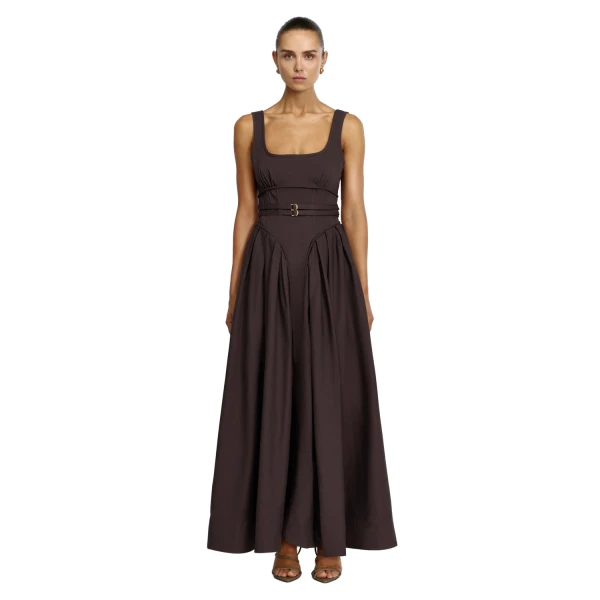 Lutana Maxi Dress in Ganache