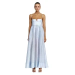 Acler Madlo Maxi Dress in Blue Melt