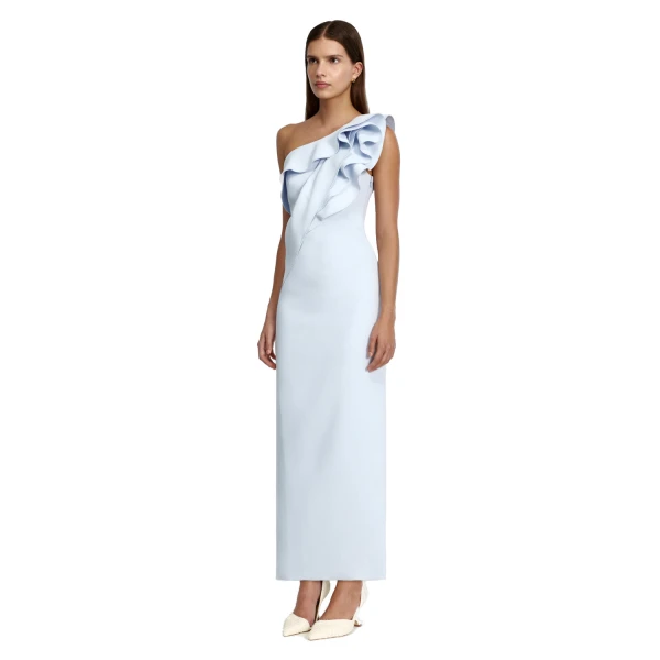 Acler Matlock Maxi Dress in Blue Melt, view 2