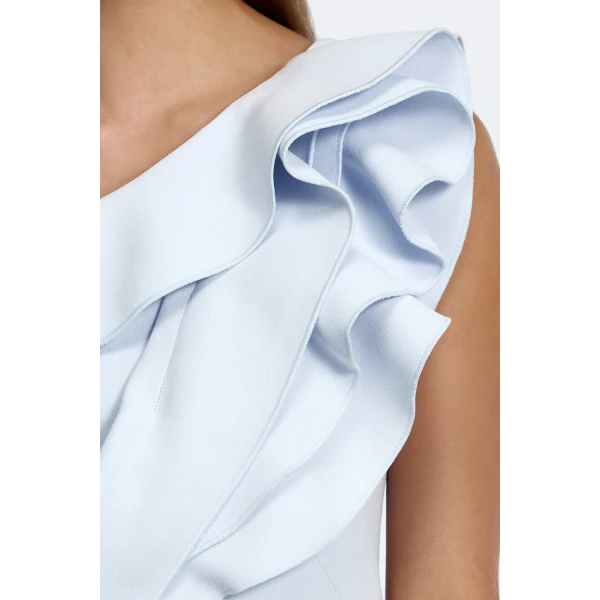 Acler Matlock Maxi Dress in Blue Melt, view 4