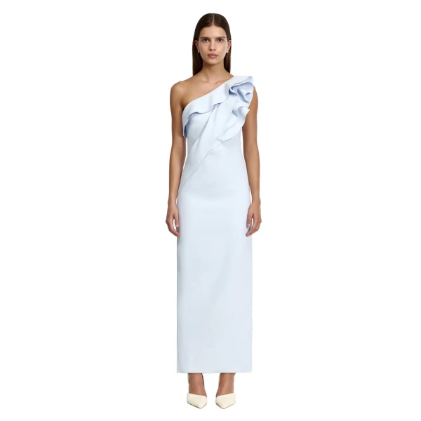 Acler Matlock Maxi Dress in Blue Melt