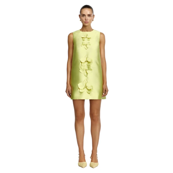 Medora Mini Dress in Limeade