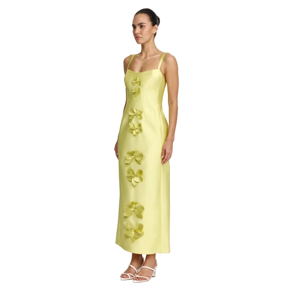 Acler Medoral Maxi Dress in Limeade, view 2