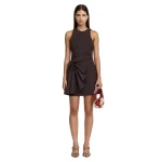 Acler Overlord Mini Dress in Ganache