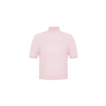 Adam Lippes Ari Top in Brushed Cashmere, Pink | Sweaters | Luxury Shoes 