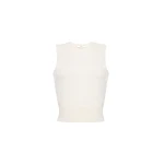 Adam Lippes Ava Shell in Brushed Cashmere, Ivory | Sweaters | Luxury Shoes 
