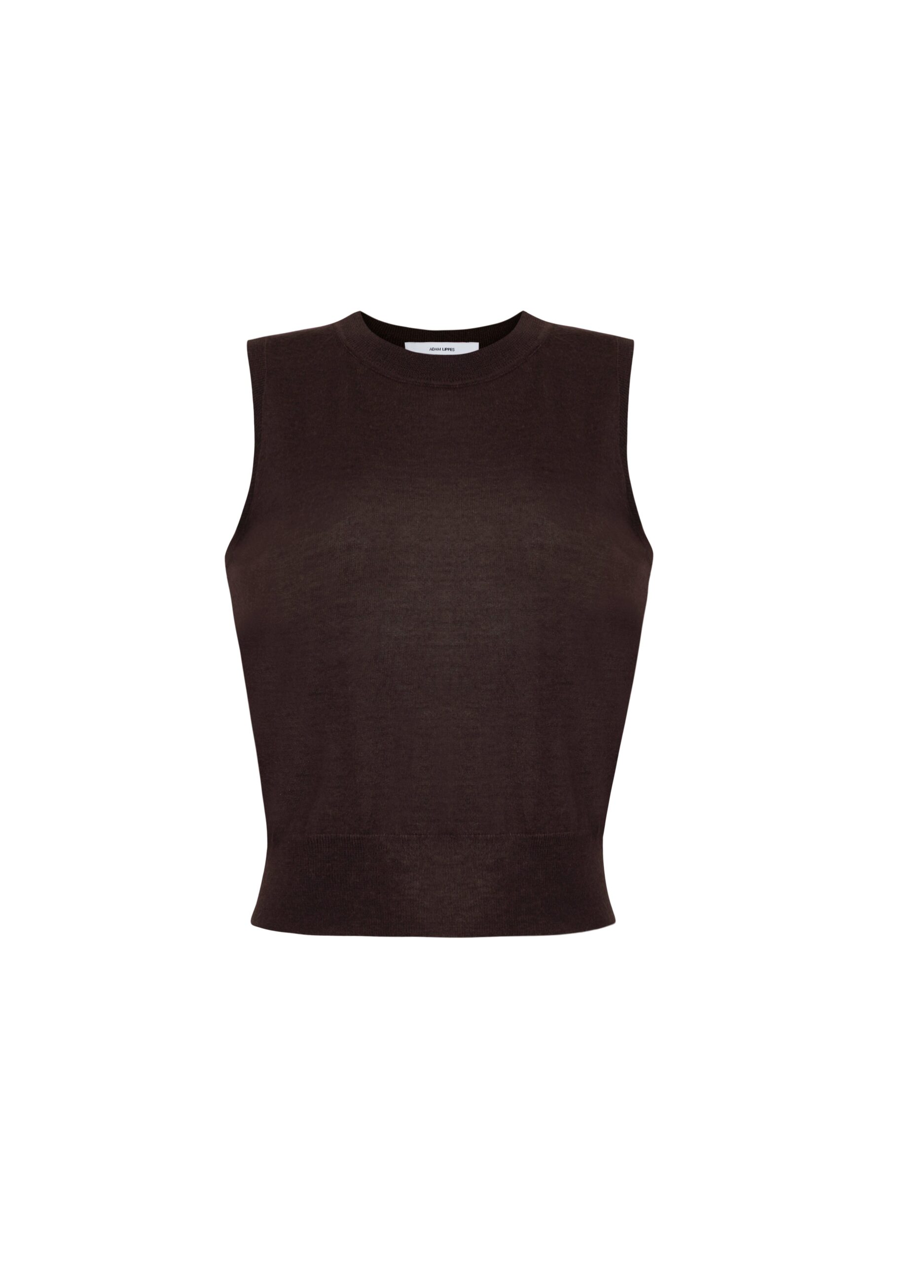 Adam Lippes Ava Shell in Fine Cashmere, Espresso Adam Lippes Ava Shell in Fine Cashmere, Espresso | Sweaters | Luxury Shoes