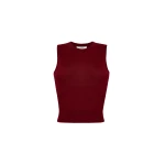 Adam Lippes Ava Shell in Fine Cashmere, Merlot | Sweaters | Luxury Shoes 