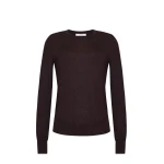 Adam Lippes Didion Knit in Fine Cashmere, Espresso | Sweaters | Luxury Shoes 