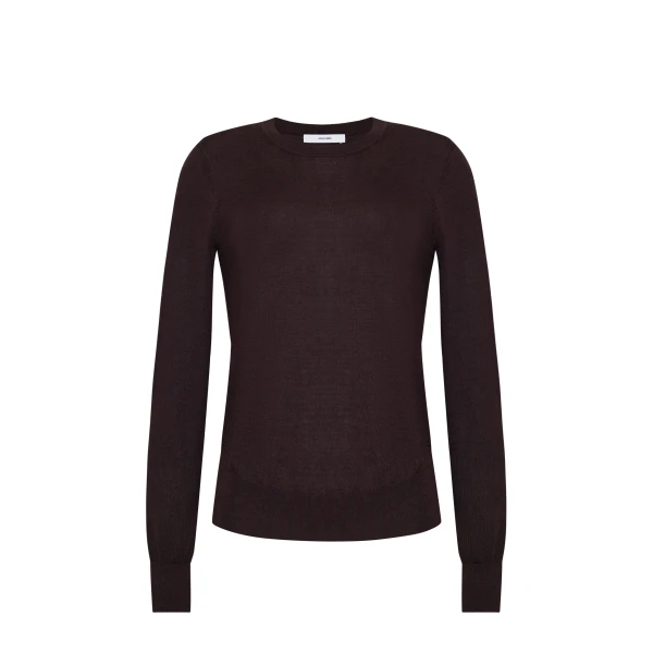 Adam Lippes Didion Knit in Fine Cashmere, Espresso | Sweaters | Luxury Shoes 
