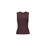 Adam Lippes Divya Shell in Viscose Python, Espresso | Sweaters | Luxury Shoes 