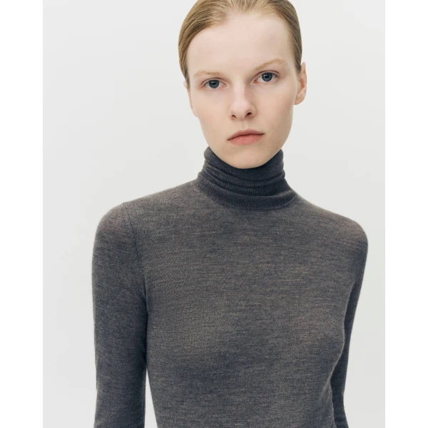 Adam Lippes Eve Knit in Fine Cashmere, Mink