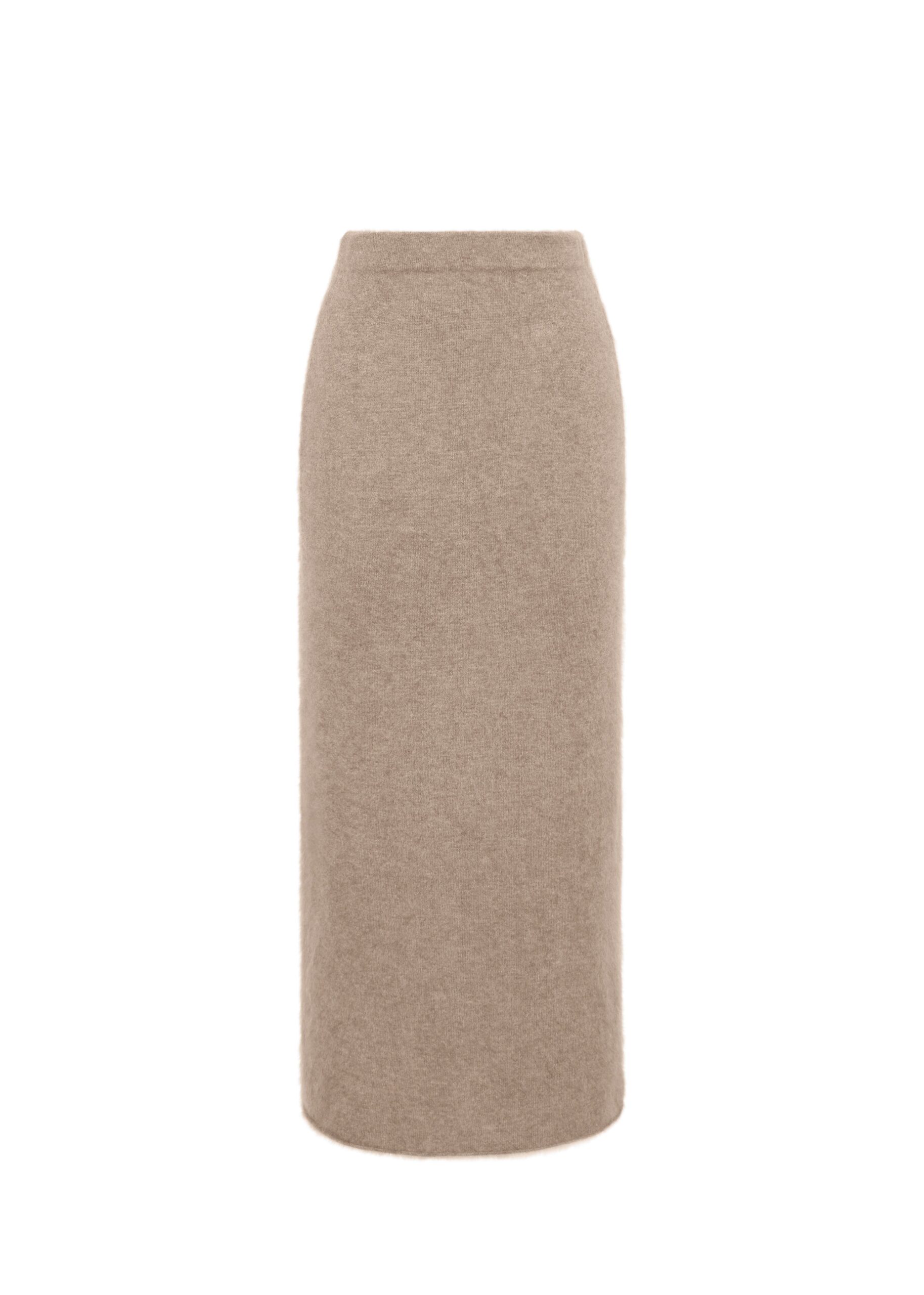 Adam Lippes Levi Skirt in Brushed Cashmere, Barley Adam Lippes Levi Skirt in Brushed Cashmere, Barley | Midi Skirts | Luxury Shoes