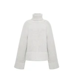 Adam Lippes Reid Top in Cashmere, Hazel | Sweaters | Luxury Shoes 