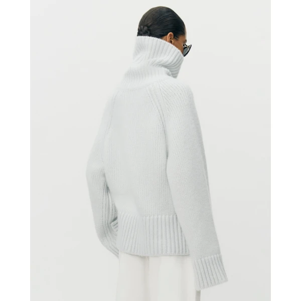 Adam Lippes Reid Top in Cashmere, Mint